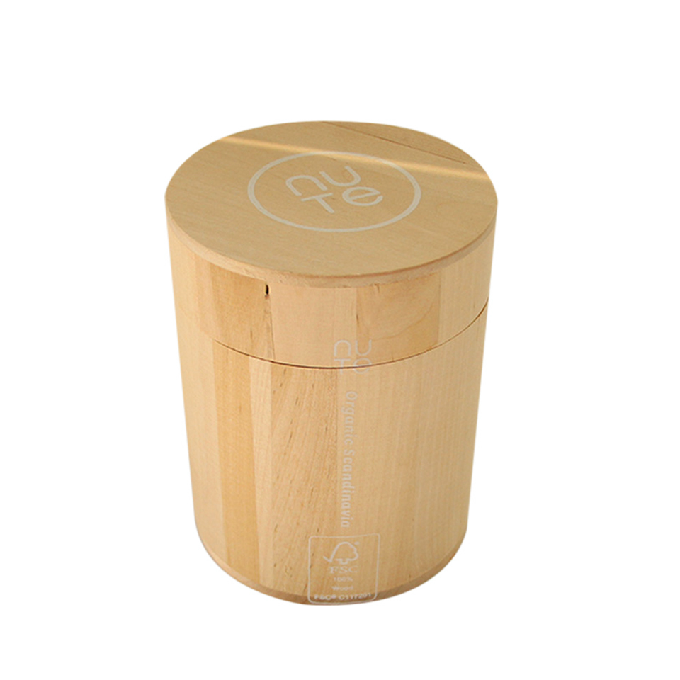 Hot sale simple useful style unfinished small wooden cylinder box