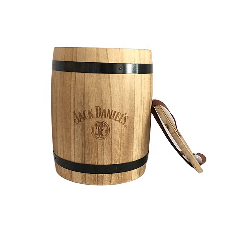 Hot sale new design plain color wooden coffee barrel for bulk sale