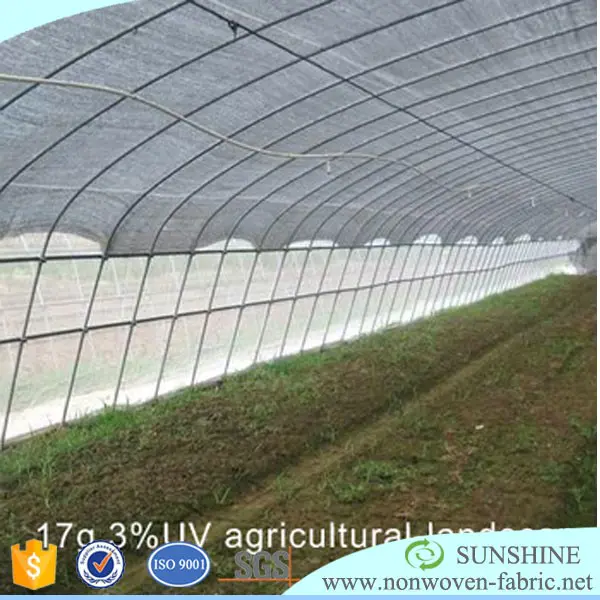 with 1%-3% UV pp spunbonded nonwoven fabric for agriculture in 1m*15mroll