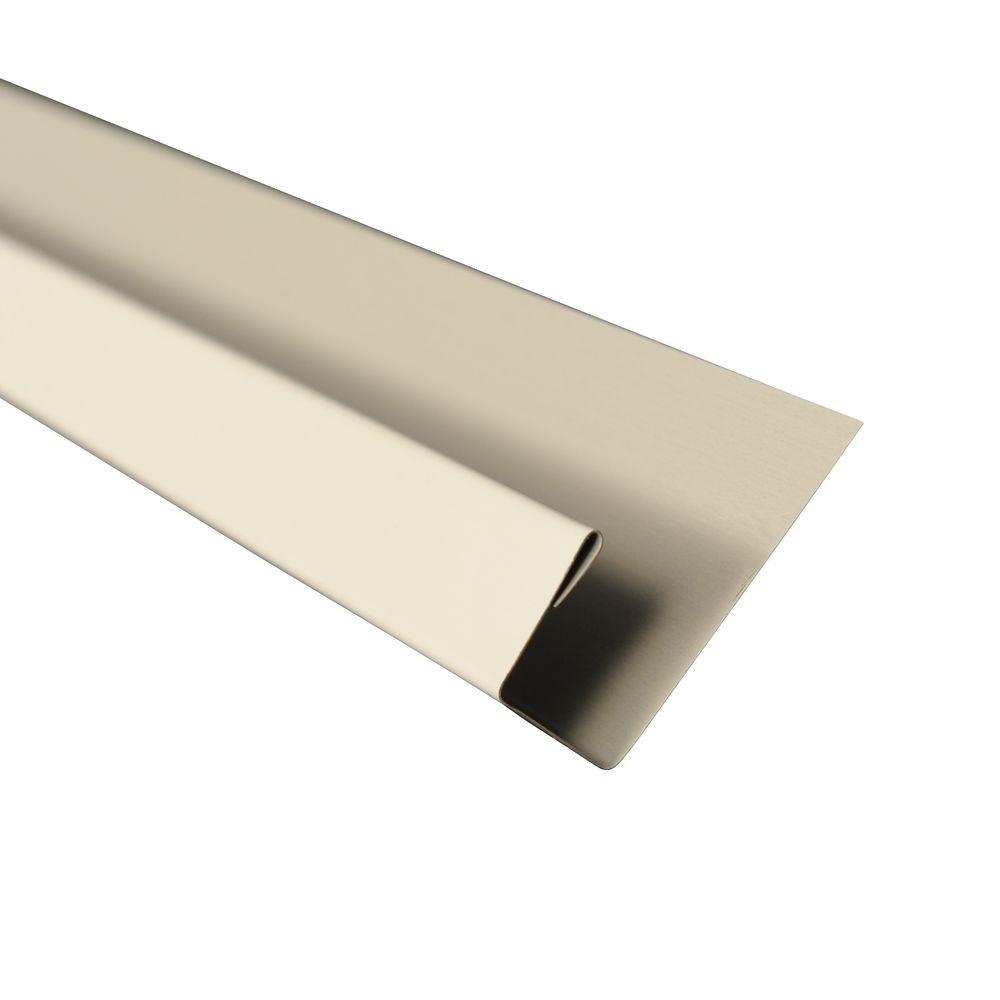 2 in. x 10.5 ft. J-Trim Drip Edge Flashing Aluminium Extrusion Profile