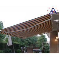 Customizable 4m Projection Folding Arm Hotel Gazebo retractable awning