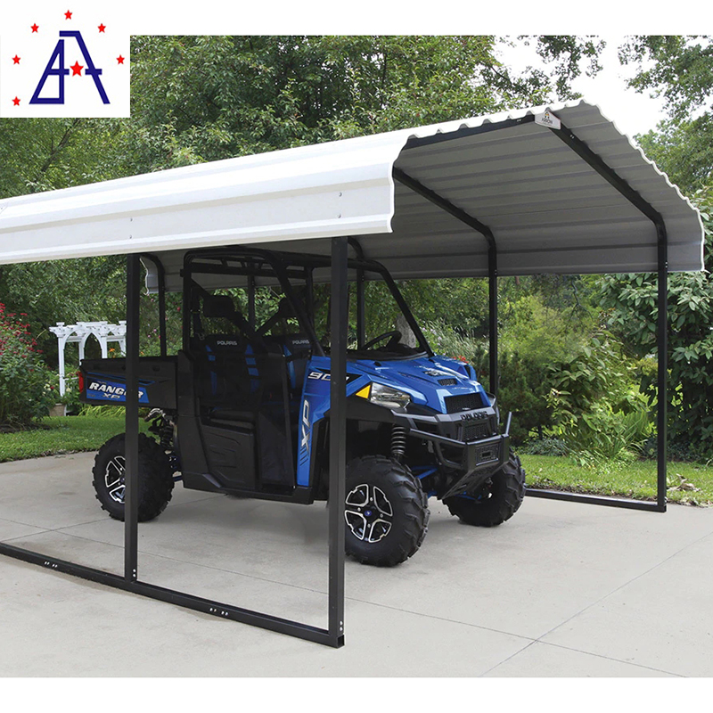 OEM Material Aluminum Galvanized poles for carportCar parking Shed sunshade Tent roof