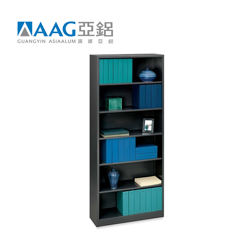 Manufacturer Customized Aluminum Bookcase in Solid Aluminum