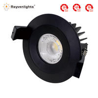Cut out 6.8cm 10w fireproof led recessed cob downlights bathroom ip65 fire-rated downlight