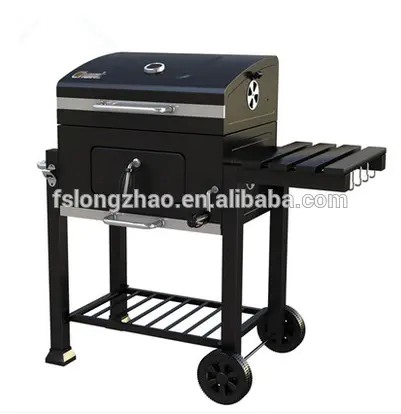 Extra large home garden folding portable charcoal barbecue grill