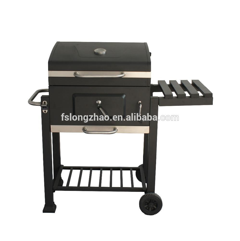 Extra large home garden folding portable charcoal barbecue grill