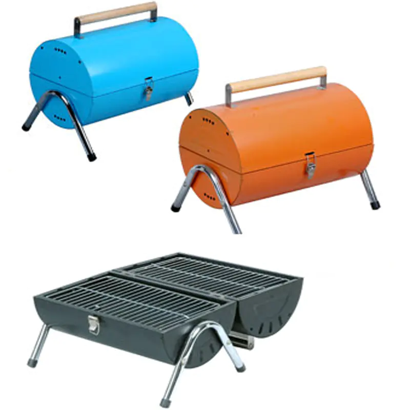 Outdoor Bar-B-Que Charcoal Grill Briefcase BBQ Grill