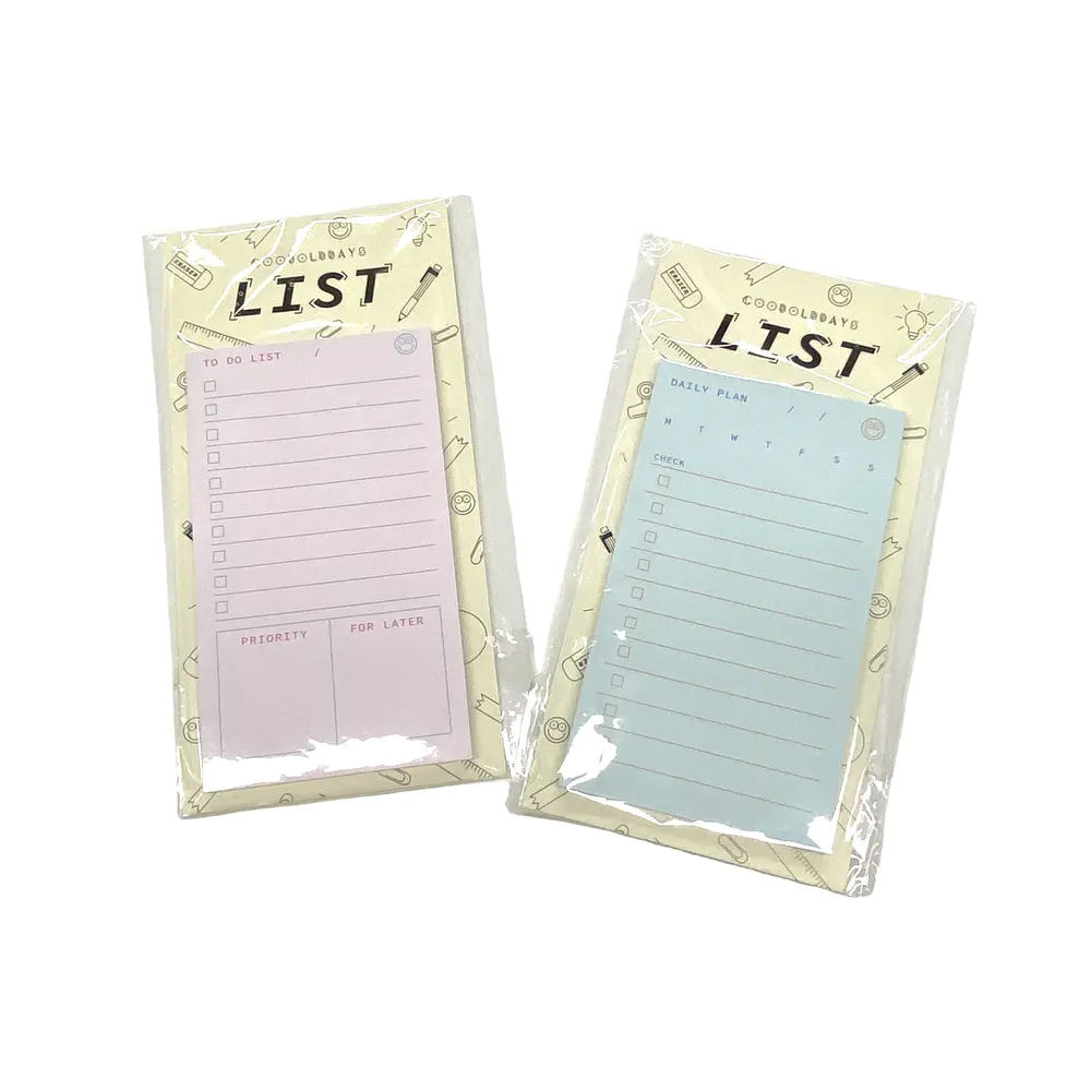 Custom Planner Stickers Notebook With Sticky Notes To do List Notepad