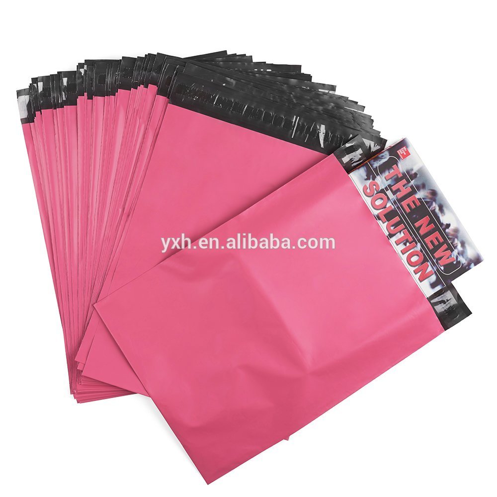 Popular Design Wholesale Plastic Shipping Pacakages Custom Printed Black Poly Mailer