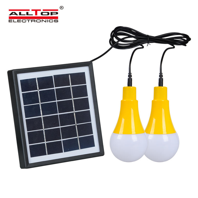 ALLTOP Hot Sale Rechargeable Portable Lamp Solar Home Bulbs 5W Solar Led Emergency Light