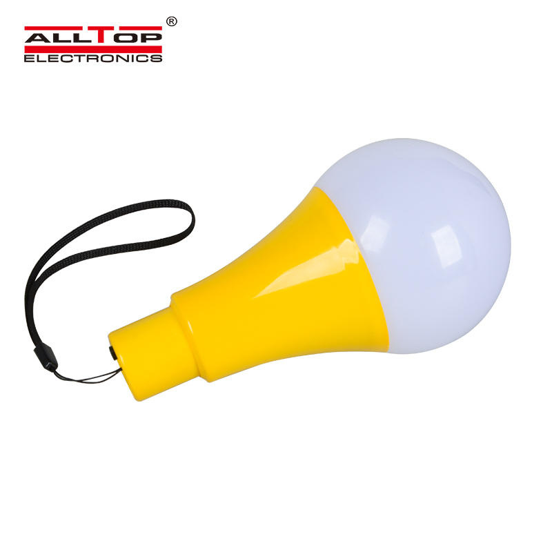 ALLTOP Hot Sale Rechargeable Portable Lamp Solar Home Bulbs 5W Solar Led Emergency Light