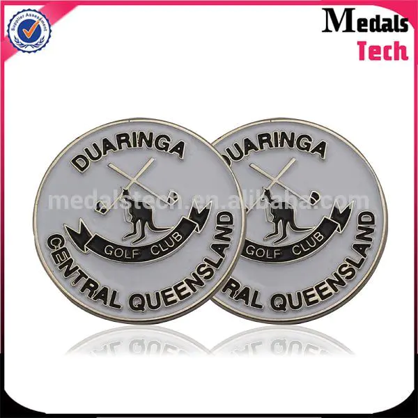 Popular golf used magnetic golf ball marker with personalized logo