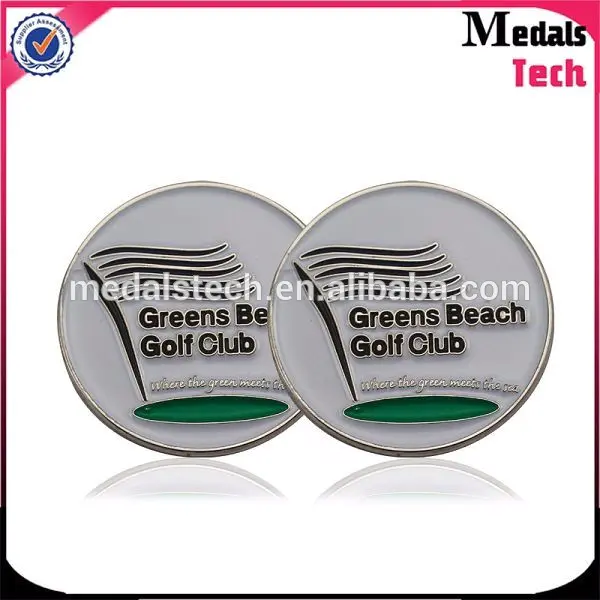 Personalized zinc alloy metal customized bulk golf divot tool ball marker