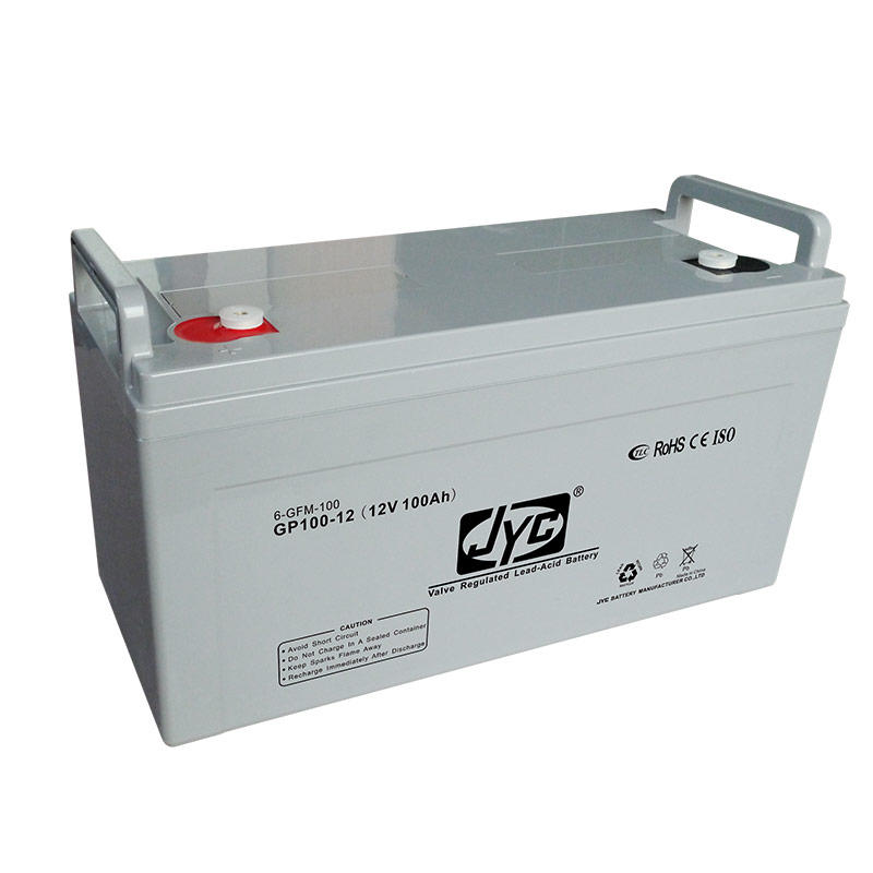 JYC China manufacturer gel battery 12v 100ah battery for solar system