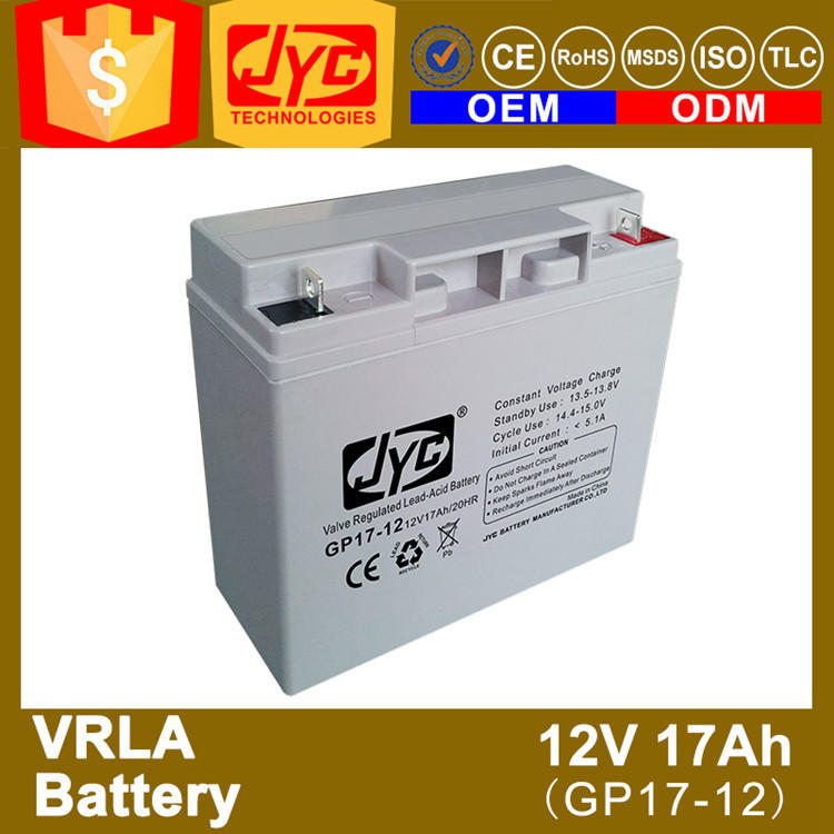 Excellent Safety Performance 12v 17ah 20hr battery