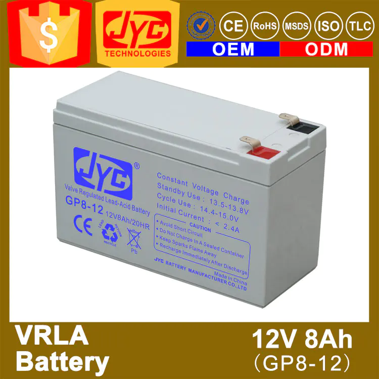Crazy Selling best quality vrla battery 12v 8ah