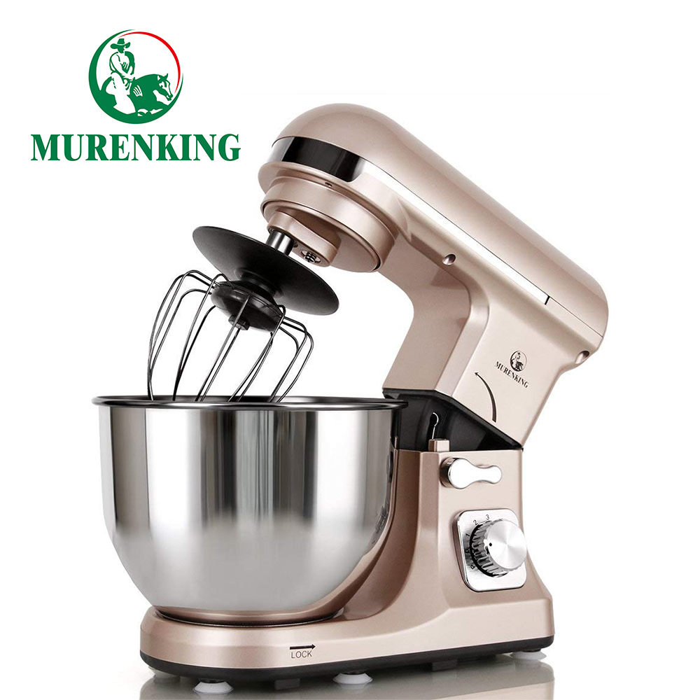 MURENKING Professional Stand Mixer MK37A 500W 5-Qt Bowl 6-Speed Tilt-Head Food Electric Mixer Kitchen Machine