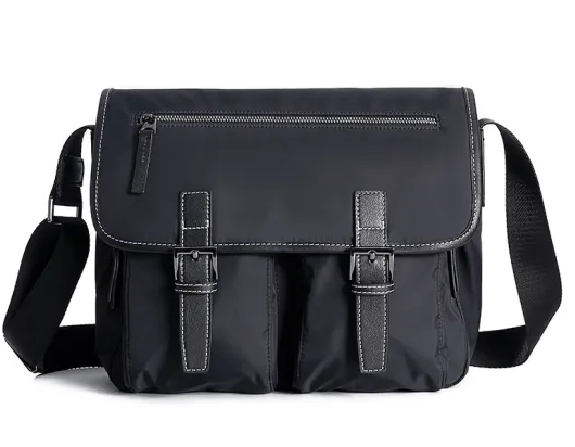 Custom Shoulder Bag Leisure Canvas Waterproof School Bags Leather Business Single Shoulder