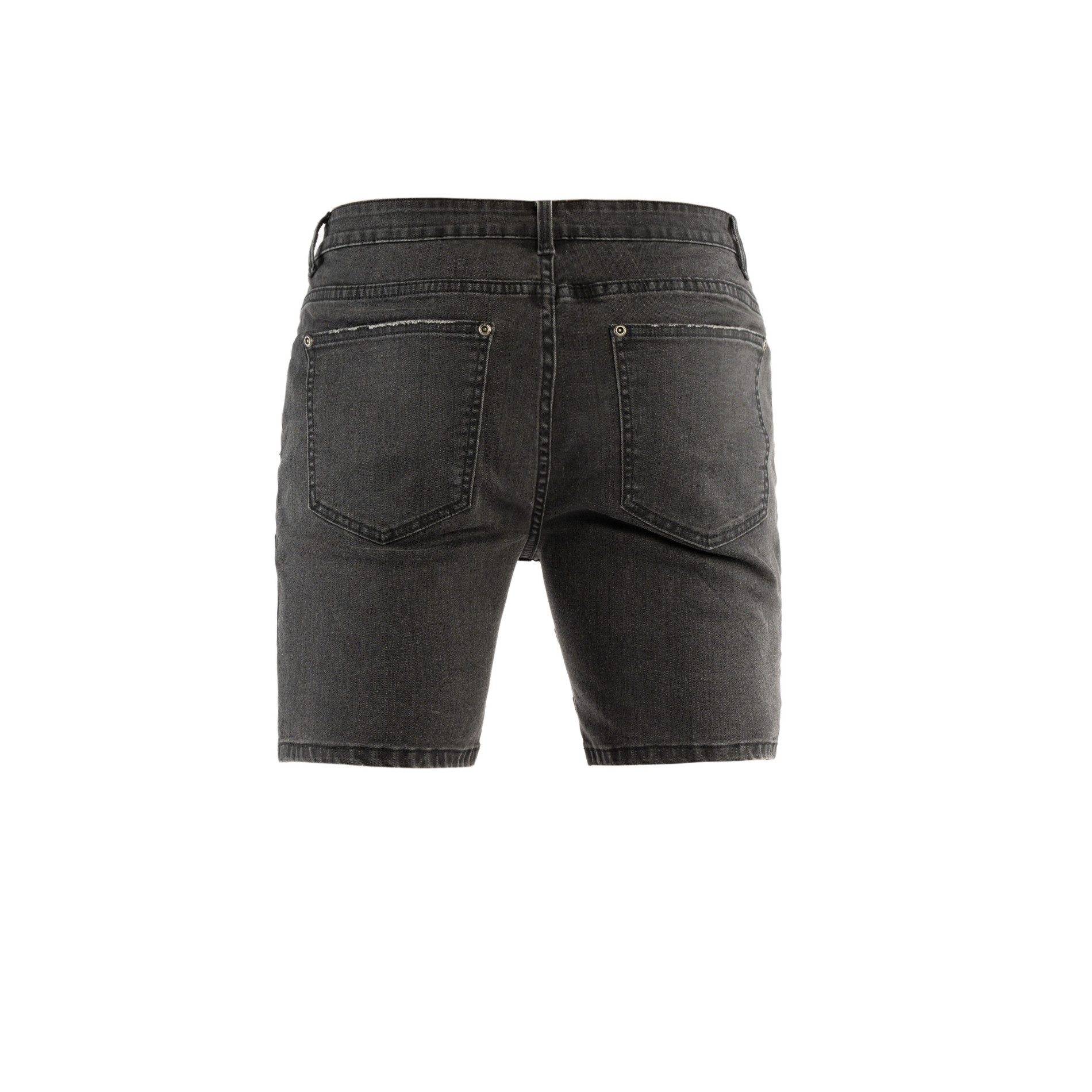 High-quality Wholesale Summer Fashion Denim Men's Shorts Straight black Casual Jeans