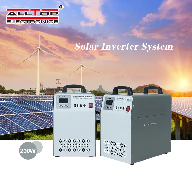 Hybrid 220 volt power inverter off grid 300W 500W 1KW home solar panel inverter system
