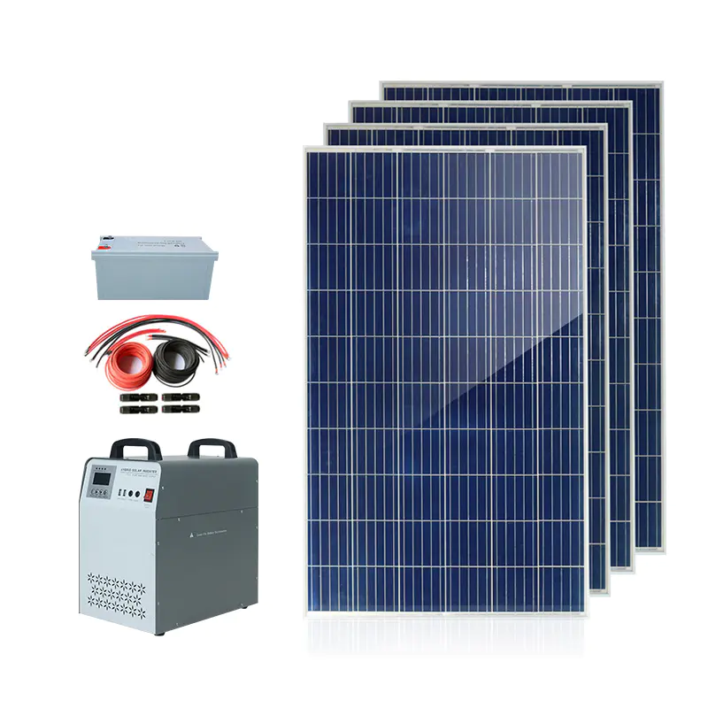 Hybrid 220 volt power inverter off grid 300W 500W 1KW home solar panel inverter system