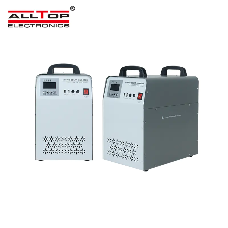 ALLTOP dc to ac pure sine wave inverter with pwm solar charge controllersolar power system