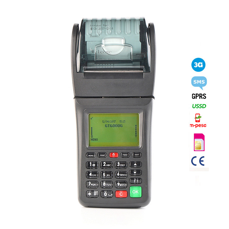 Portable Handheld WIFI 3G Printer GPRS Pos Parking Lot Ticketing Machine