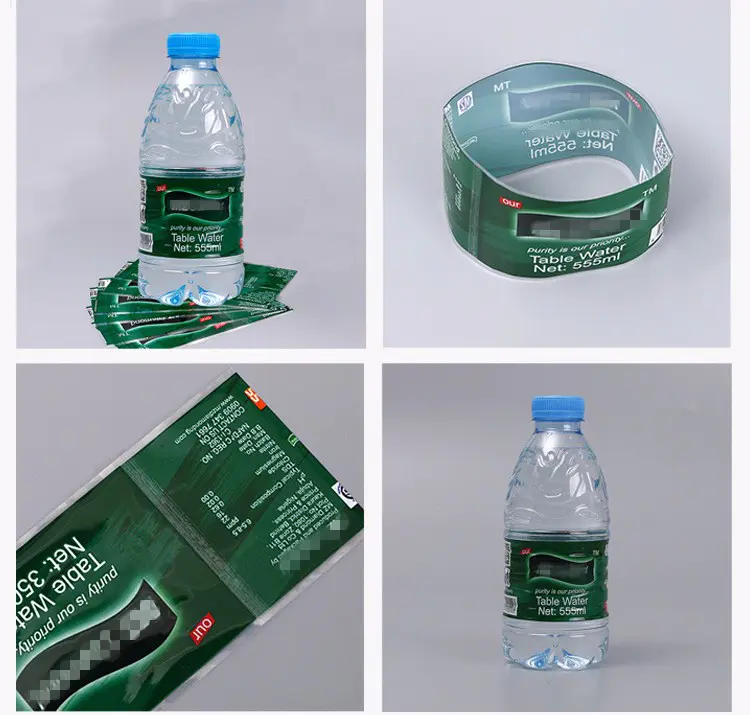 custom printing pvc heat shrink sleeve label for bottle packaging