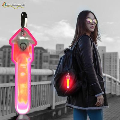 Small Accessory Led Reflective Safety Light for Running Attach on the Bagor Clothes Lightweight Sport Running Light for Safety