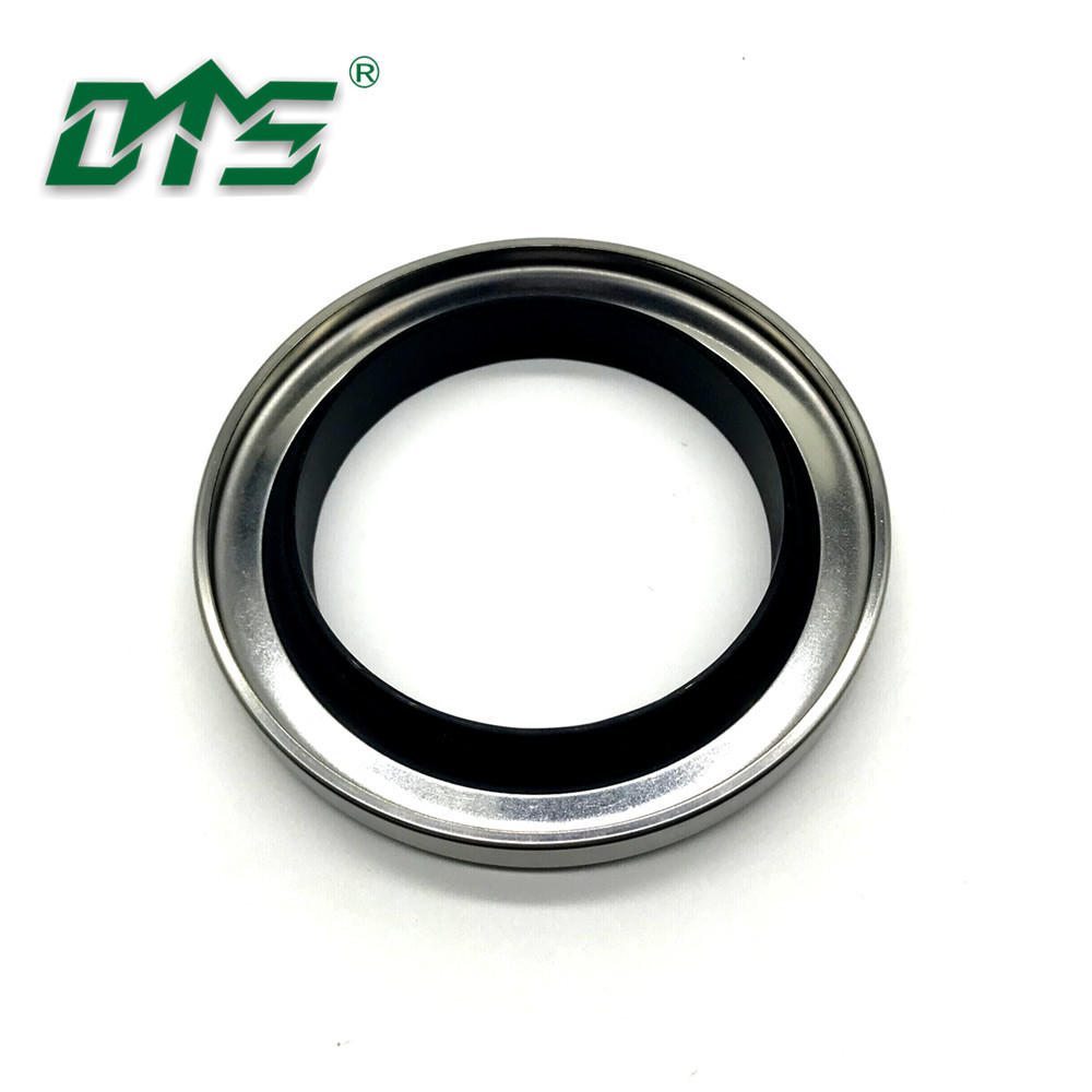 High Pressure Black Double Lips Stainless Steel PTFE Oil Seal For Mechanical SeaL