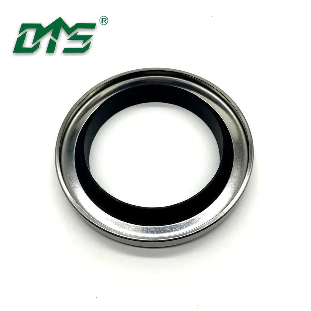 High Pressure Black Double Lips Stainless Steel PTFE Oil Seal For Mechanical SeaL