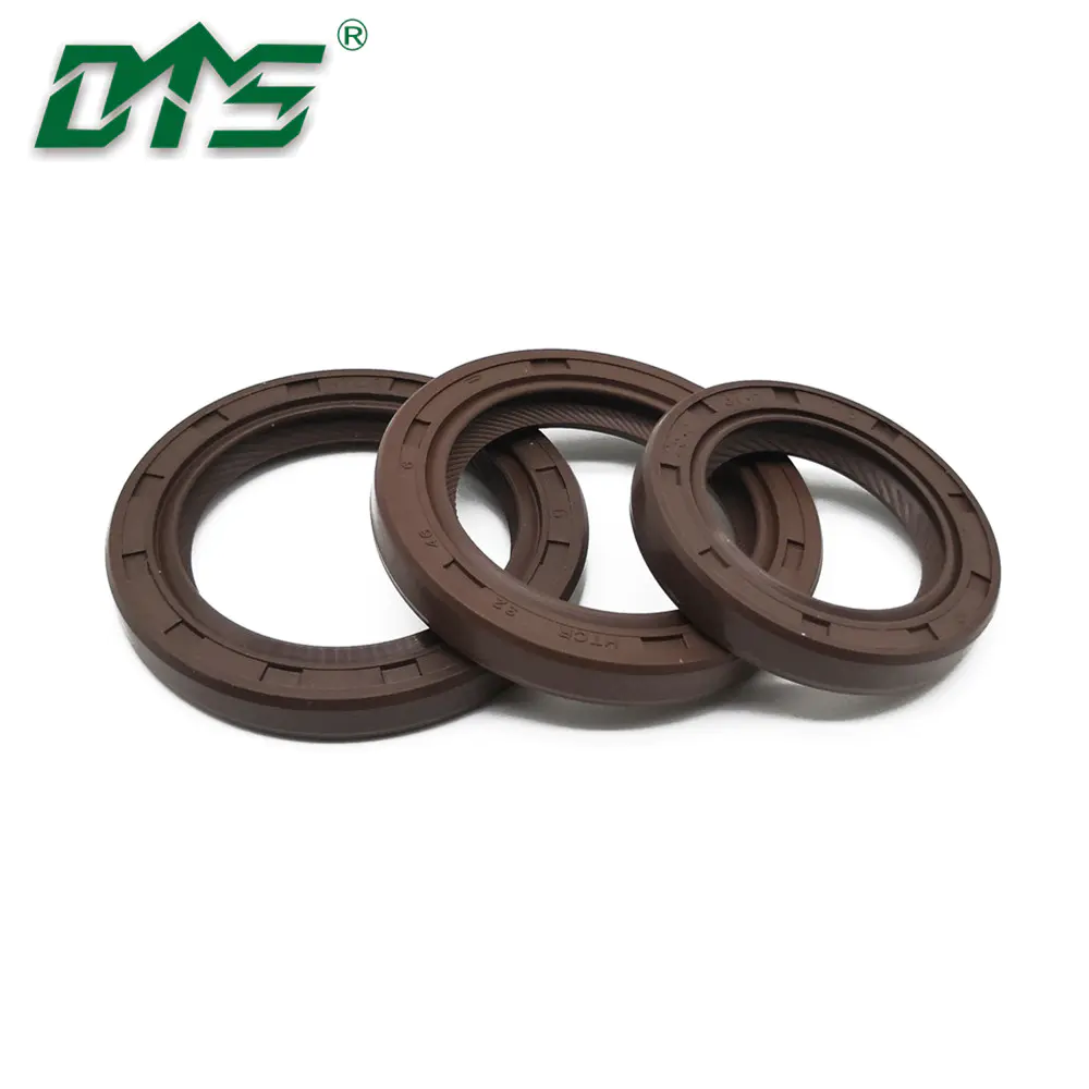 High Quality Oil Resistant Rotary Shaft Seal Doublp Lip Skeleton Rubber Htcr Oil Seal with Spring