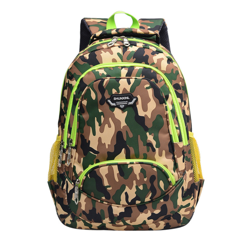Comfortable soft waterproof nylon material chinese school bag for children