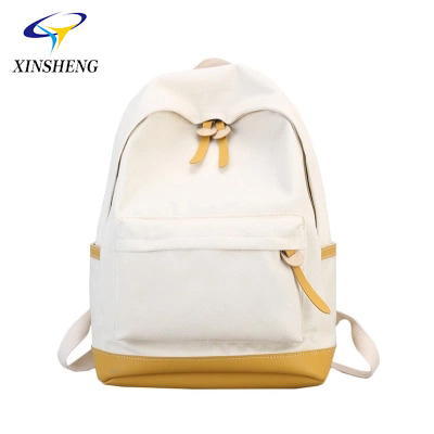 Wholesale 2018 Teenagers Leisure Classic canvas Backpack , New Design Multi-Color Kids School Bag
