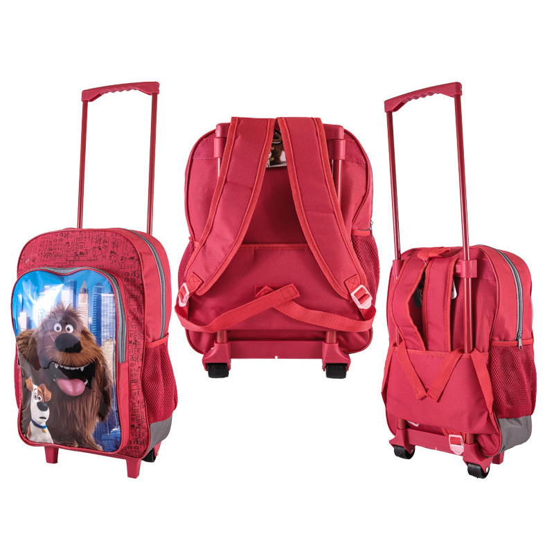 Custom Cabin Bag Suitcase Wheels Lightweight Children Character Trolley Backpack