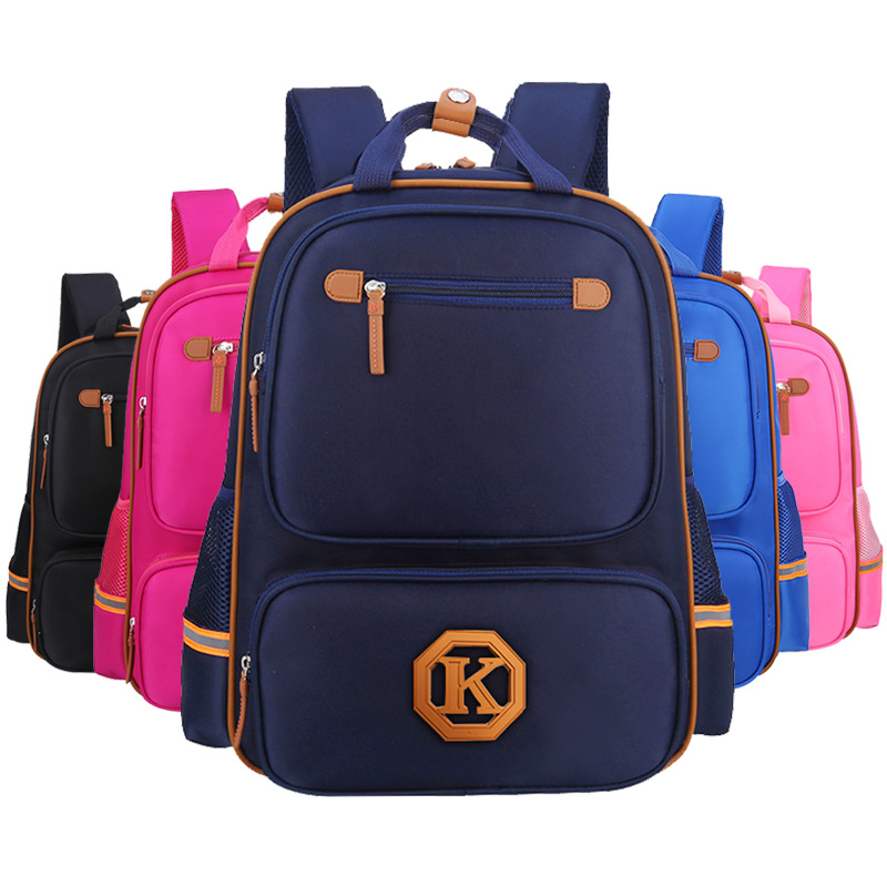 2018 British style During the spinal Children backpack kids schoolbag
