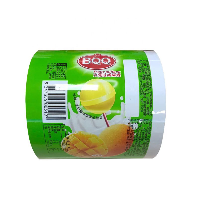 Coating packing roll film for Snacks lollipop candy