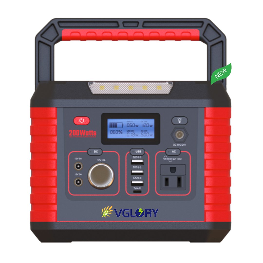 For Outdoor Family Camping Wear- Resistant 300w New Energy Storage Portable 110v Ac Power Box