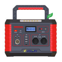 Sine Wave Emergency Use Super Station Storage Battery Banks 300w 500w Ac Power Bank Portable 64800mah Backup