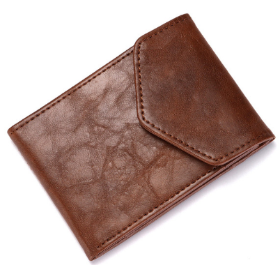 Fashion Leather Wallet Slim Wallet Coins Purse Business ID Credit Card Cases Travel Wallet