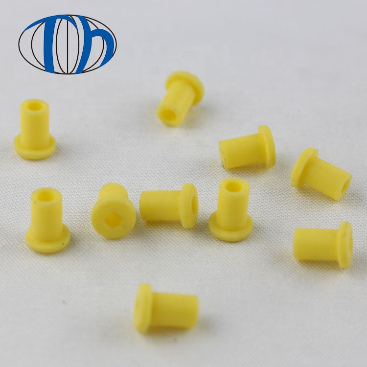 Yellow silicone rubber plug for musical instruments