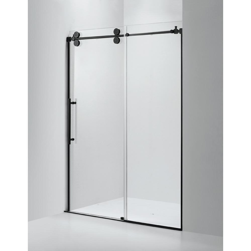 8mm frameless quadrant hinged shower enclosure