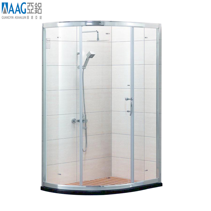 10mm right hand shower enclosure with side panel