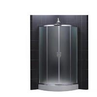 Great Portable Aluminum bathroom round corner shower units and toilet units for room