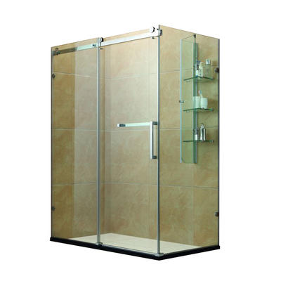 Sliding Open Style Aluminum Frame With Glass Shower rooms enclosure