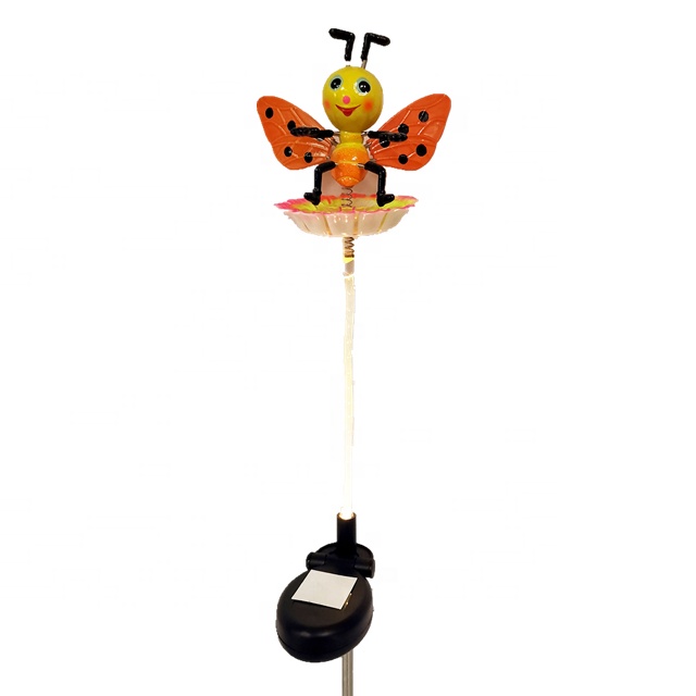 Osgoodway New Products ECO Plastic Garden Solar stake Light Bee Garden ornament garden light outdoor for yard decorations