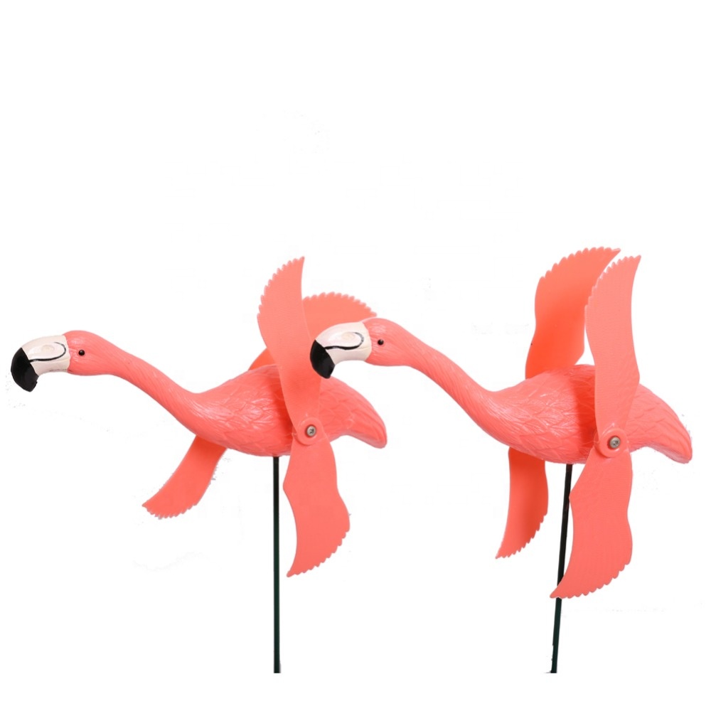 Osgoodway New Product Hot Sale Garden Ornaments Red Plastic flamingo From Golden supplier
