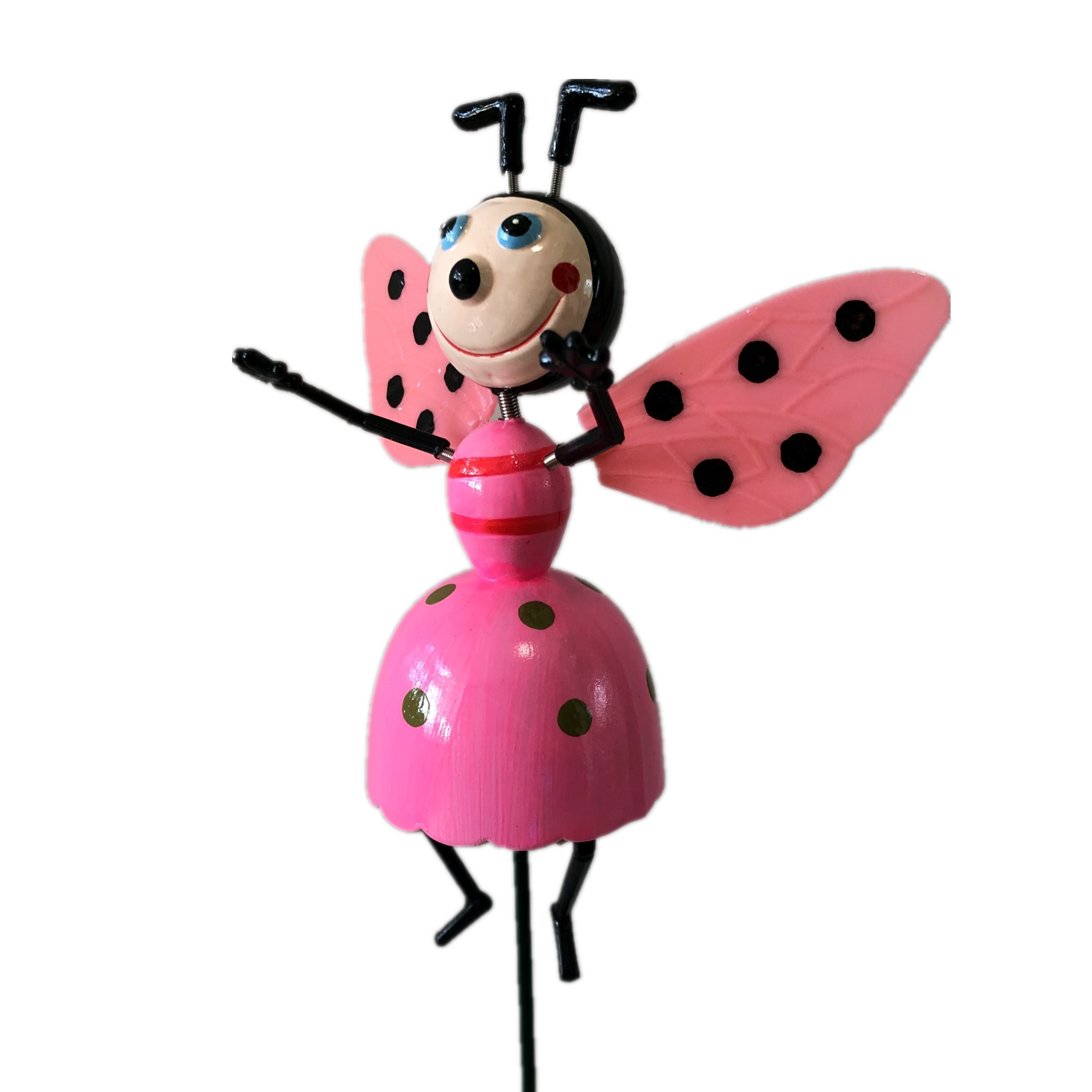 Osgoodway 2020 New Hot Selling Wholesale Ladybird Fairy Garden Ornaments for 4 Colors
