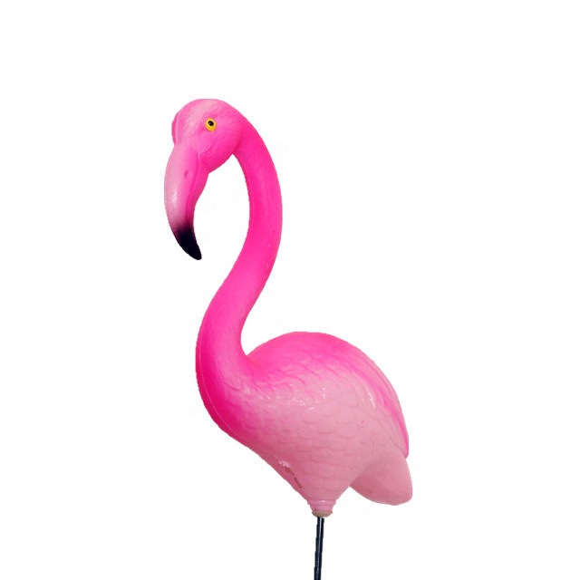 Osgoodway Factory direct sale Professional garden Ornament Model Bird ToySmall Plastic PinkGarden flamingo