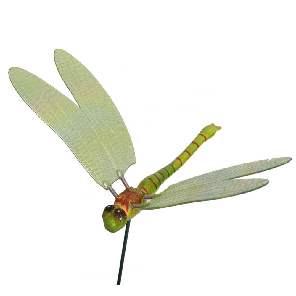 Osgoodway Low price colorful plastic Dragonfly ornaments home decor